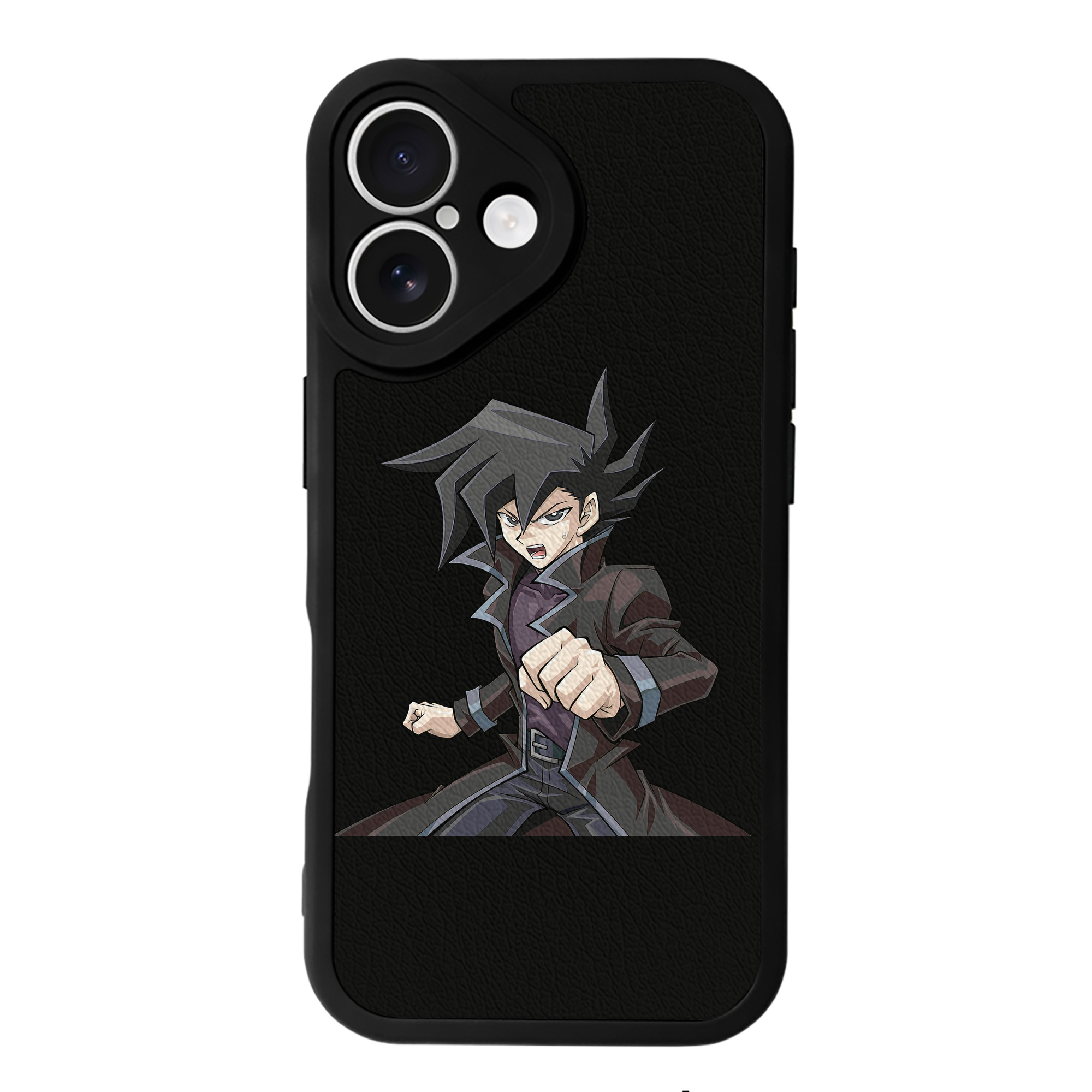 遊☆戯☆王 Yu-Gi-Oh! 【iPhone 16シリーズ対応】シリコンスマホケース（レザー調） 材質：シリコン
